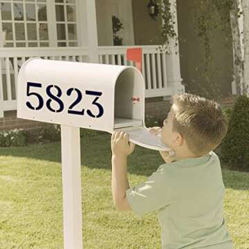 YEAJON Curb Stencil Kit 0-9 Numbers for Painting