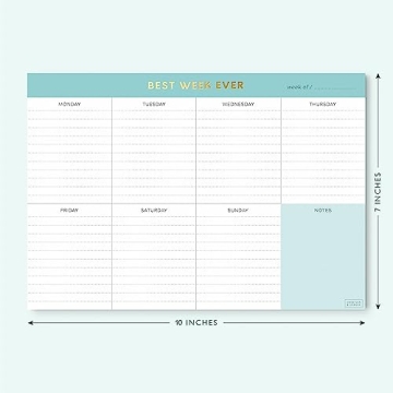 Sweetzer & Orange Weekly Notepad for Effective Planning