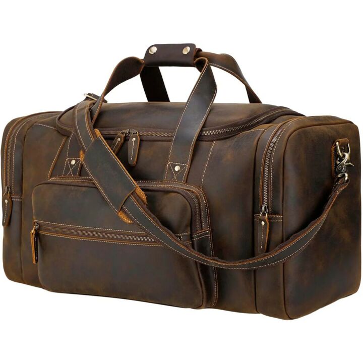Polare 23" Leather Duffle Bag - Men's Travel Bag