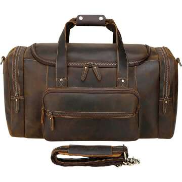Polare 23" Leather Duffle Bag - Men's Travel Bag