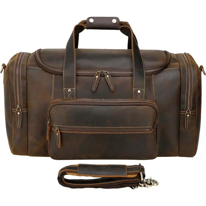 Polare 23" Leather Duffle Bag - Men's Travel Bag