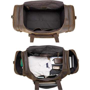 Polare 23" Leather Duffle Bag - Men's Travel Bag