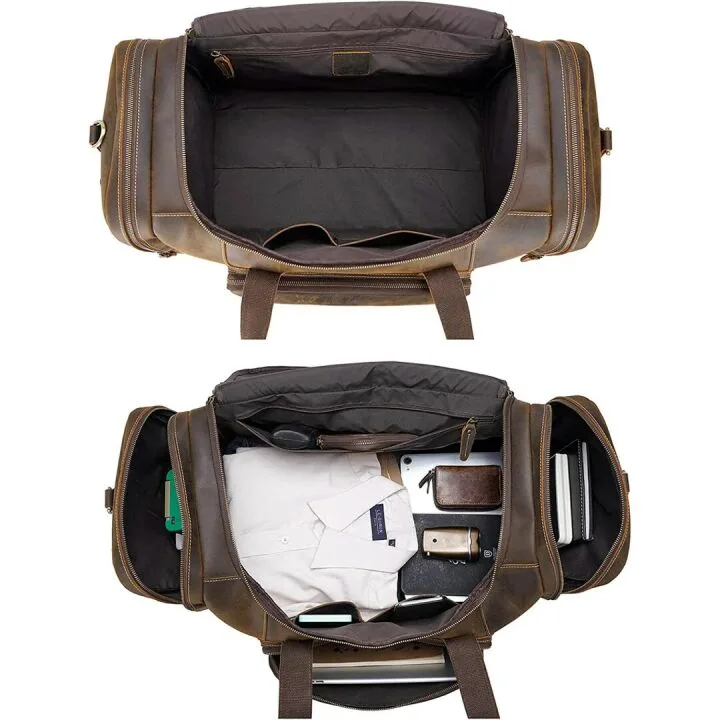 Polare 23" Leather Duffle Bag - Men's Travel Bag