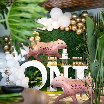 Pink Leopard Balloons for Baby Shower & Birthday Party Decorations