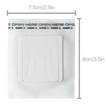 100Pcs Portable Coffee Filter Paper Bag Hanging Ear Drip Coffee Bag Single Serve Disposable Drip Coffee Filter Bag Perfect for Travel, Camping, Home, Office