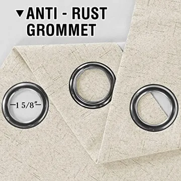 H.VERSAILTEX Blackout Thermal Insulated Curtains 2 Panel Set