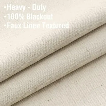 H.VERSAILTEX Blackout Thermal Insulated Curtains 2 Panel Set