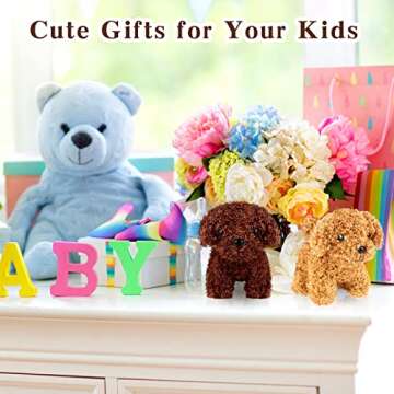 Cute 16-Piece Mini Plush Dogs Soft Toy Party Favor