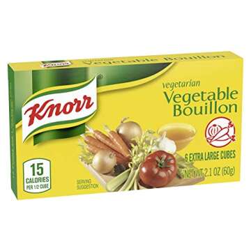 Knorr Cube Bouillon, Vegetable, 6 cubes, 2.1 oz