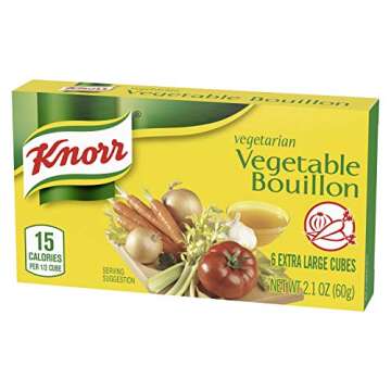 Knorr Cube Bouillon, Vegetable, 6 cubes, 2.1 oz
