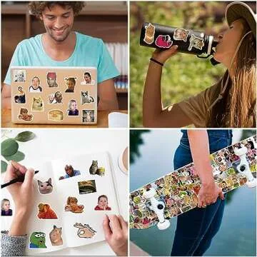 150 Pcs Funny Stickers,Meme Stickers,Funny Stickers for Adults,Vinyl Stickers Waterproof for Adults,Laptop Sticker Pack,Bumper,Water Bottles,Computer,Phone,Hard Hat,Car Stickers Decals