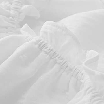 Fabumily Women Puff Sleeve Romper Off Shoulder Ruffle Dress with Shorts Long Sleeve Flowy Layered Pirate Jumpsuit Playsuits (A1 White, S)