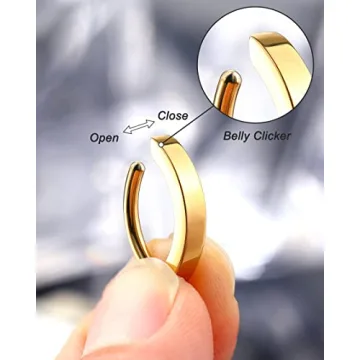 Stylish Melighting 14G Belly Button Rings for Women