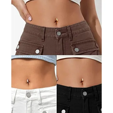 Stylish Melighting 14G Belly Button Rings for Women