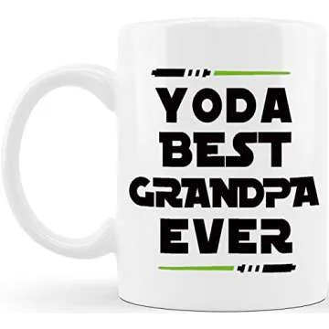Classic Mugs Father’s Day Gifts for Grandpas Yo Best Grandpa Ever Funny Ceramic Novelty Gag Gift I...