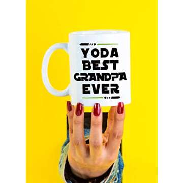 Classic Mugs Father’s Day Gifts for Grandpas Yo Best Grandpa Ever Funny Ceramic Novelty Gag Gift Ideas for Christmas Birthday Coffee Mug Tea Cup