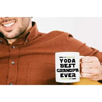 Classic Mugs Father’s Day Gifts for Grandpas Yo Best Grandpa Ever Funny Ceramic Novelty Gag Gift Ideas for Christmas Birthday Coffee Mug Tea Cup