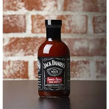 Jack Daniels Sweet & Spicy Barbeque Sauce - A Flavorful 19.5 Ounce Hit