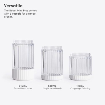 Beast Mini Blender Plus | 600W Compact Smoothie Maker