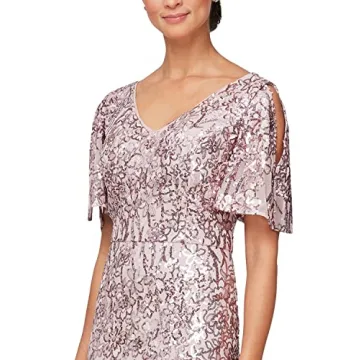 Stunning Alex Evenings Women's Sequin Dress for Events