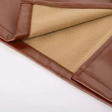 Kate Kasin Women Stretchy Faux Leather Business Skirt