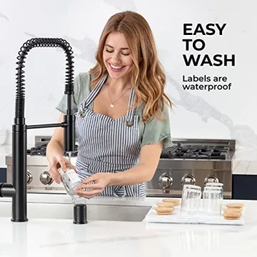 Premium Glass Spice Jars with Bamboo Lids & Labels