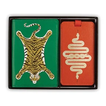 Galison Travel Set Unicorn Design Luggage Tag & Passport Cover