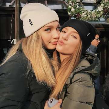 FURTALK Beanie Hat for Men Women Winter Hats for Women Men Soft Warm Unisex Cuffed Beanie Knitted Skull Cap Beige