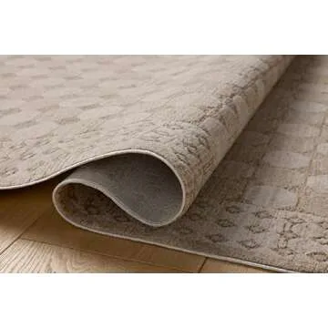 Loloi Amber Lewis Cali Runner Rug in Taupe/Natural