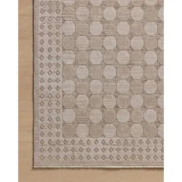 Loloi Amber Lewis Cali Runner Rug in Taupe/Natural