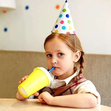 50 Pcs Jumbo Smoothie Straws,Disposable Plastic Colorful Boba Straws.