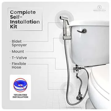 SmarterFresh Bidet Sprayer Attachment for Effortless Bathroom Care
