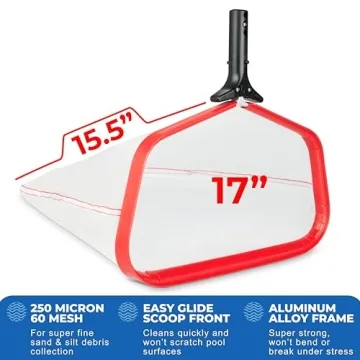 ProTuff Pool Skimmer Net with Lifetime Warranty and Easy Use