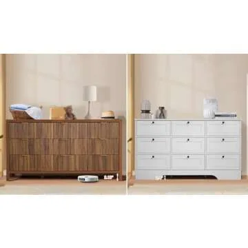Mid Century Modern 9 Drawer Dresser for Stylish Storage