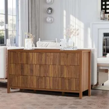 Mid Century Modern 9 Drawer Dresser for Stylish Storage