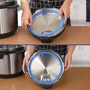 BPA-Free Silicone Sealing Rings for Instant Pot 6 Qt - 3 Pack