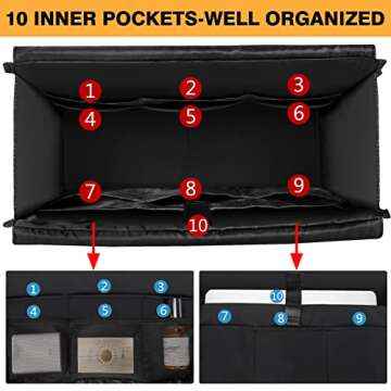 IBFUN Utility Tote Bag for Teacher/Work Women with Pockets