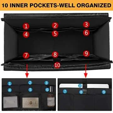 IBFUN Utility Tote Bag for Teacher/Work Women with Pockets