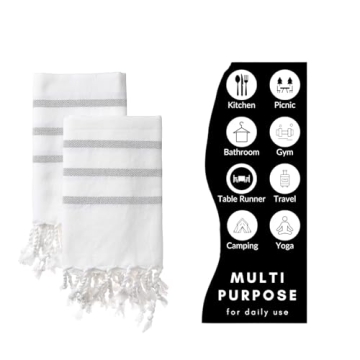 Eco-Friendly Turkish Hand Towels Set for Home Decor