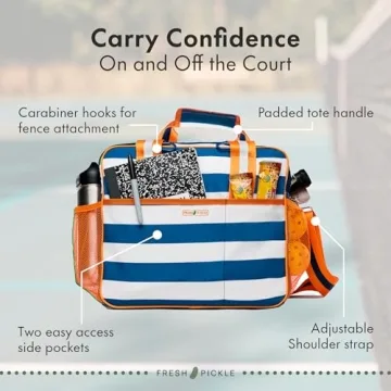 Fresh Pickle Lola Pickleball Tote - Designer Series Pickleball Bag for Women | Premium Pickleball Accessories for Women, Fashion-Forward Pickleball Bags, Chic and Durable Pickle Ball Bags