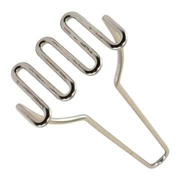 CybrTrayd R&M Mini Potato Masher, Stainless Steel