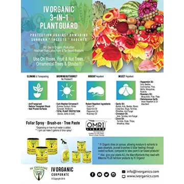 IV Organic 3-in-1 Plant Guard - Eco-Friendly Plant Protection