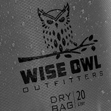 Wise Owl Waterproof Dry Bag - Lightweight & Durable Adventure Gear