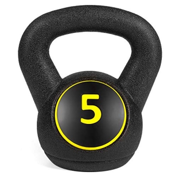 Best Choice 3-Piece Kettlebell Set with Storage Rack
