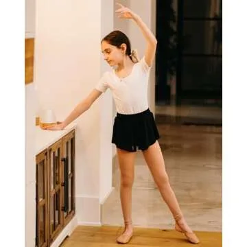 Stelle Girls Tights Ballet Dance Tights Women Ultra Soft Pro Convertible Transition Tights (Tan, S)