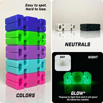 CORDBRICK Original Weighted Cord Holder for Nightstand Desk - Travel Cable Management Tool and Cell Phone Accessory. Stocking Stuffer and Gift for Adults Men 2023 - Aqua