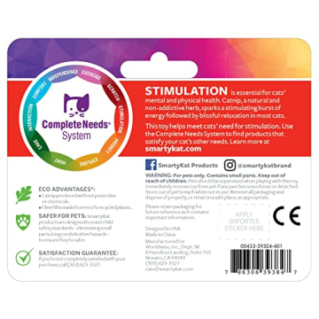 SmartyKat Skitter Critters Catnip Cat Toys - 3 Pack