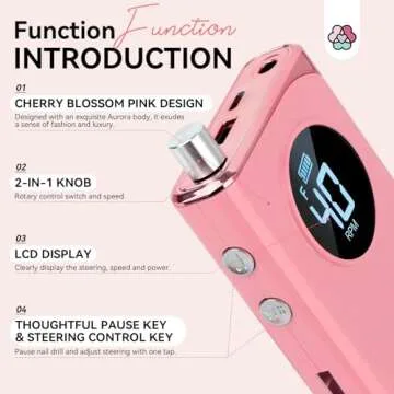 SAVILAND Electric Nail Drill for Flawless Manicures