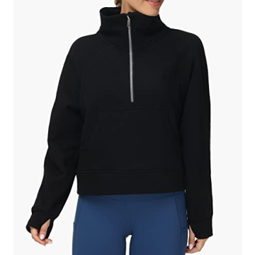 Women's Half-Zip Sweatshirt Perfect for Layering and Style