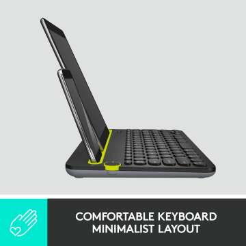 Logitech K480 Wireless Multi-Device Keyboard - Compact
